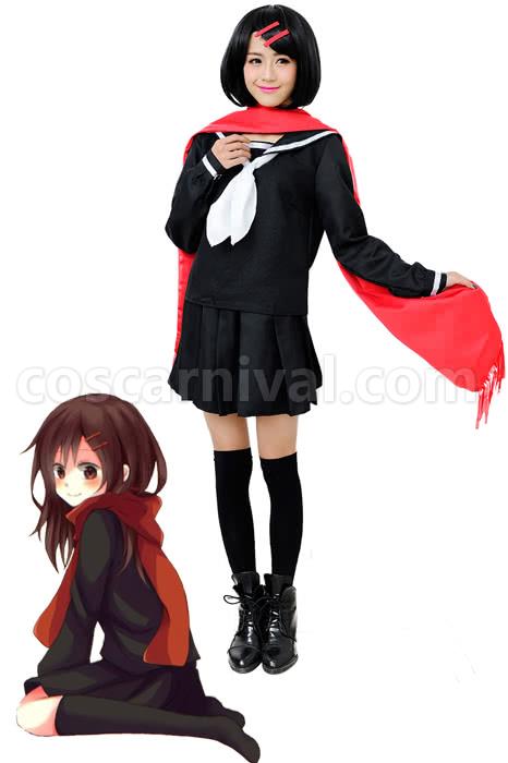 Kagerou Project Tateyama Ayano Black School Uniform Dress Cosplay