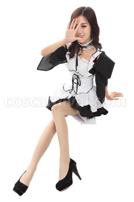 会長はメイド様！鮎沢美咲 ドレスメイド コスプレ衣装 coscarnival