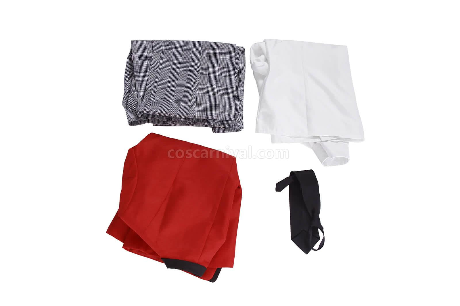 Kakegurui Ryouta Suzui Red Uniform Cosplay Costume