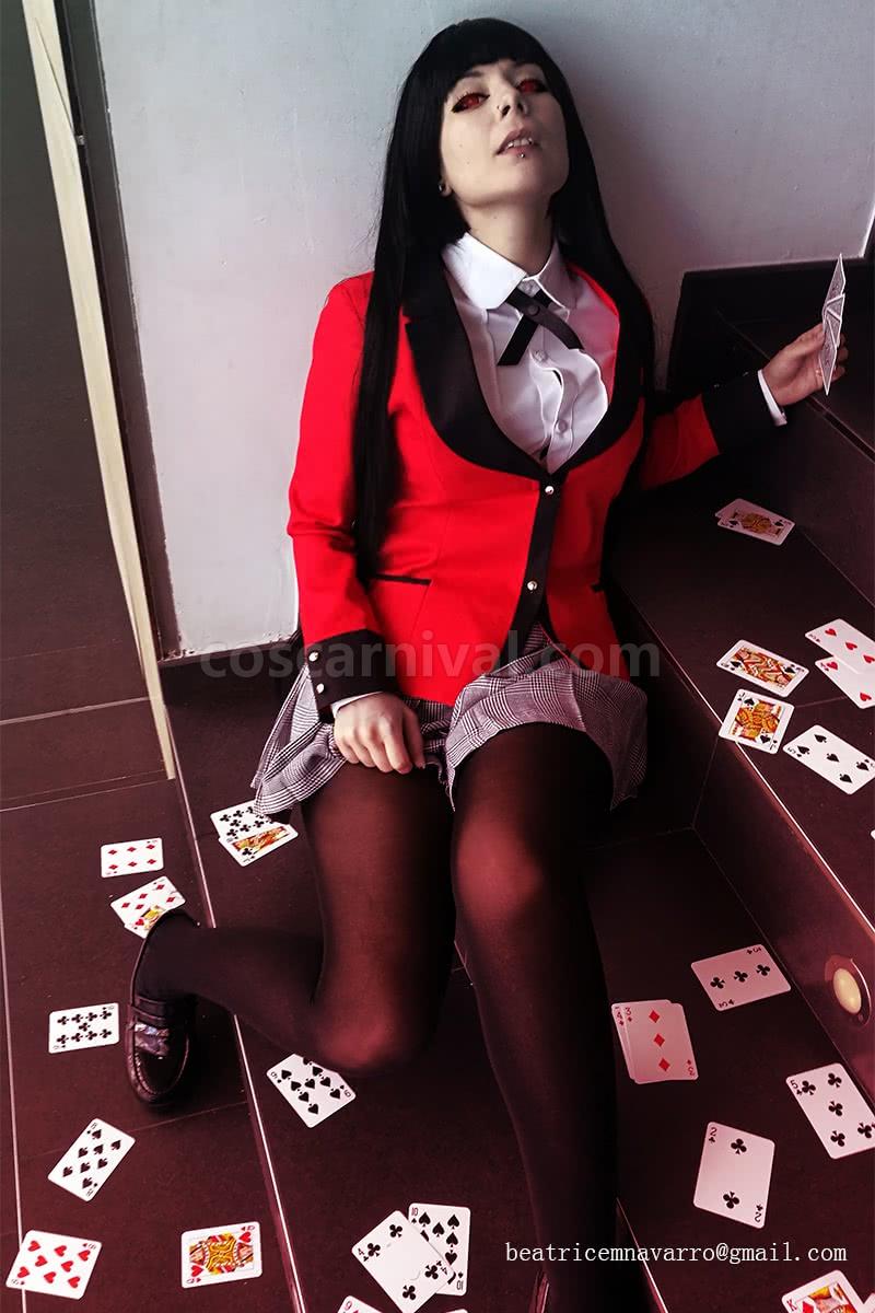 Kakegurui Yumeko Jabami Uniform Cosplay Costume