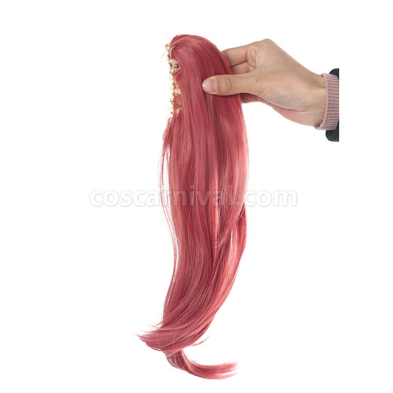 kakegurui yumemite yumemi 100cm long pink straight wigs cosplay costumes
