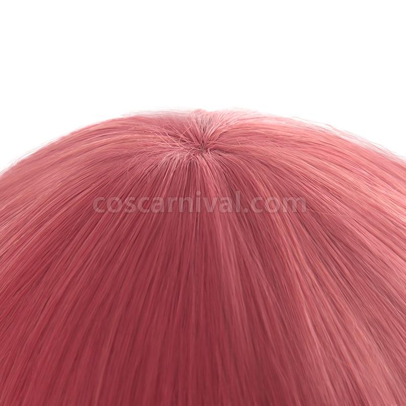 kakegurui yumemite yumemi 100cm long pink straight wigs cosplay costumes