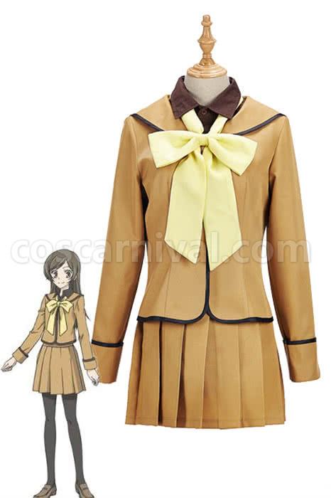 Kamisama Kiss Nanami Momozono Girl Yellow Suit Uniform Cosplay Costume coscarnival