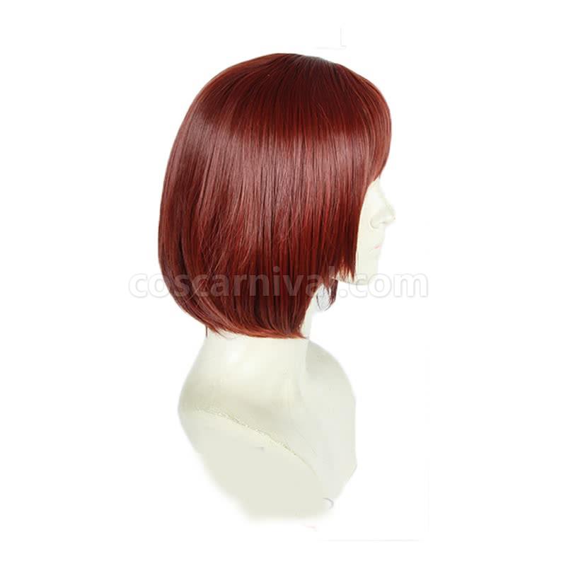kingdom hearts iii kairi short straight wine red wigs cosplays