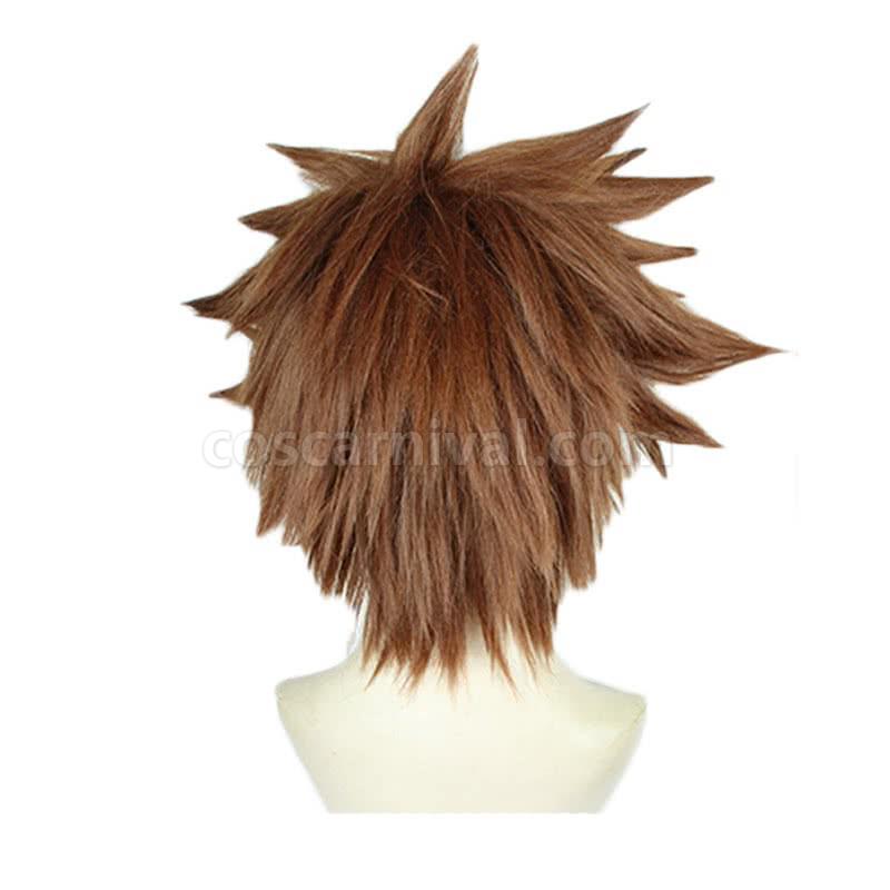 Kingdom Hearts Sora 3th Ver Short Brown Custom Cosplay Costume