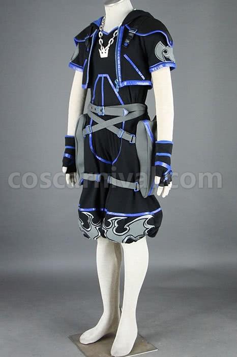 Kingdom Hearts - Sora 4th Ver 블랙 코스프레 의상