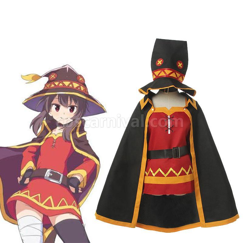 Kono Subarashii Sekai ni Shukufuku wo! Megumin Cosplay Costume coscarnival