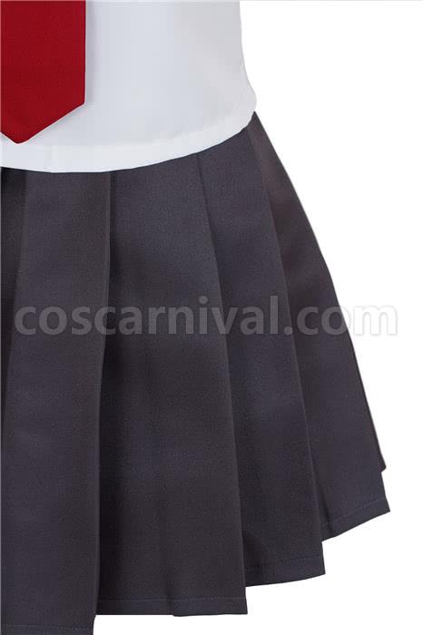 Kousaka kirino Short Sleeve Gray School Uniform Cosplay Costume, skirt detail