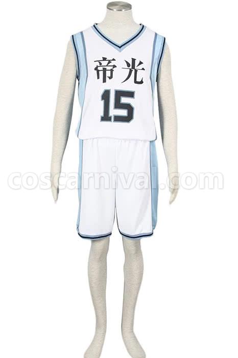 Kuroko No Basuke Basketball Kuroko Tetsuya Uniform No.15 Costumes