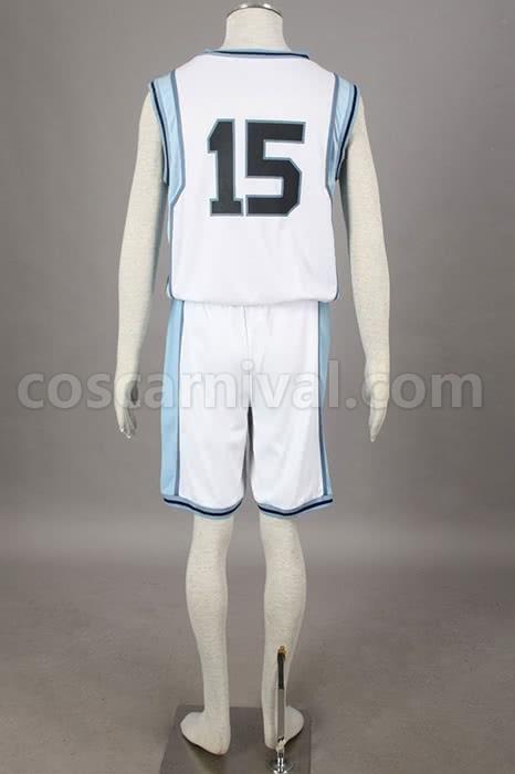 쿠로코 노 바스케 농구 쿠로코 테츠야 유니폼 No.15 코스프레 의상