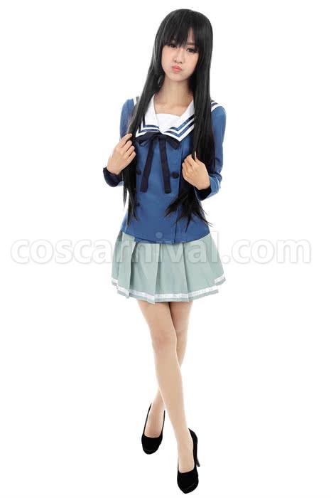 境界の彼方栗山未来ファッション制服コスプレ衣装coscarnival