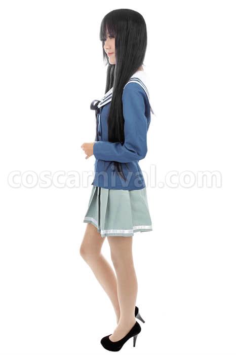 Kyoukai No Kanata Kuriyama Mirai Fashion Uniform Cosplay Costume coscarnival