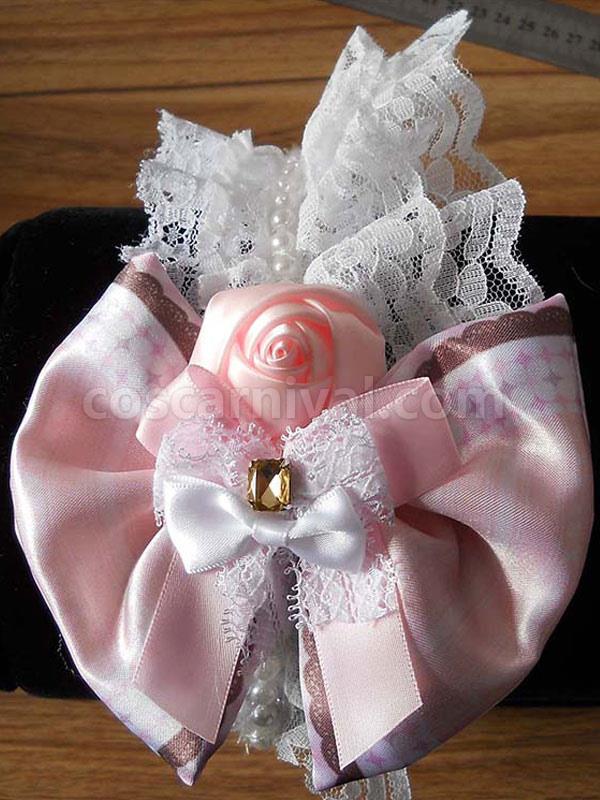 Multicolor Lace Flower Bows Synthetic Lolita Hair Accessories coscarnival