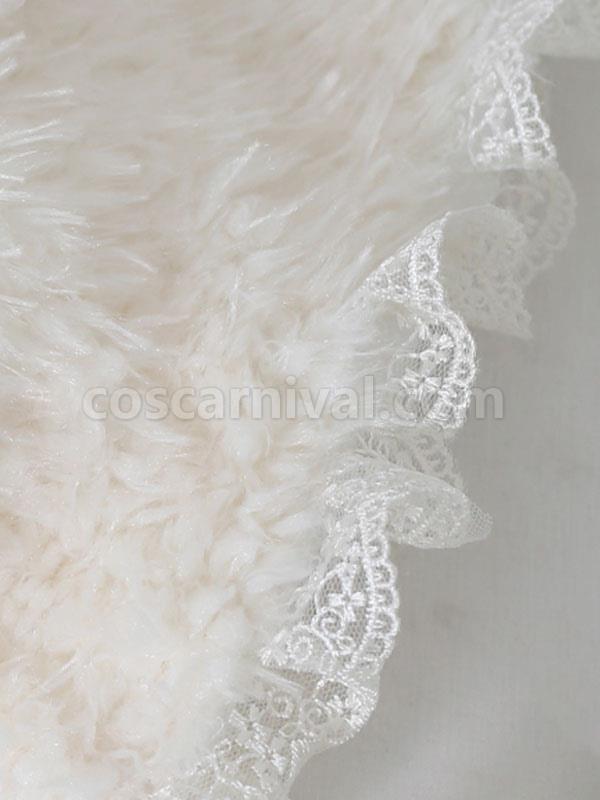 Pink Lolita Hat Ruffles?Lace Accessory Lace Polyester Sweet Lolita Hat Crochet Hat with two ears coscarnival