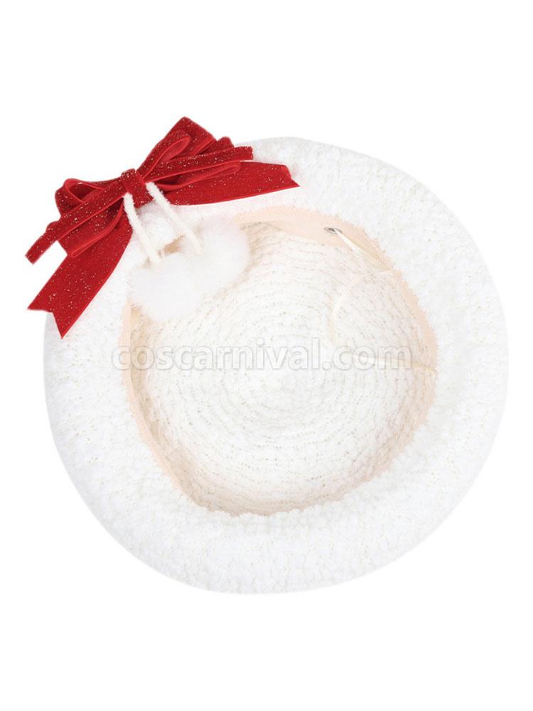 ROCOCO Style Lolita Hat White Bows Accessory Lolita Accessories coscarnival