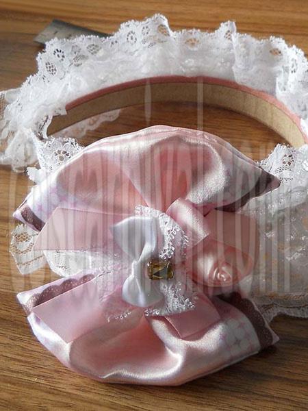 Multicolor Lace Flower Bows Synthetic Lolita Hair Accessories coscarnival