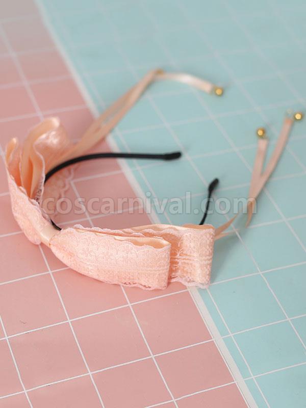 Sweet Lolita Hair Clasp Bow Lace Bell Black Lolita Hair Accessory coscarnival