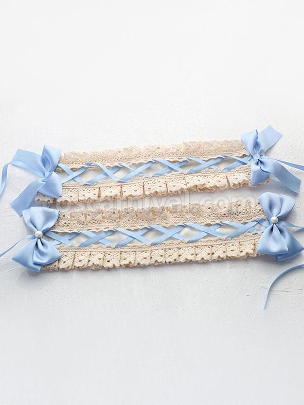 Sweet Lolita Headdress Lace Bows Headband Lolita Hair Accessories coscarnival