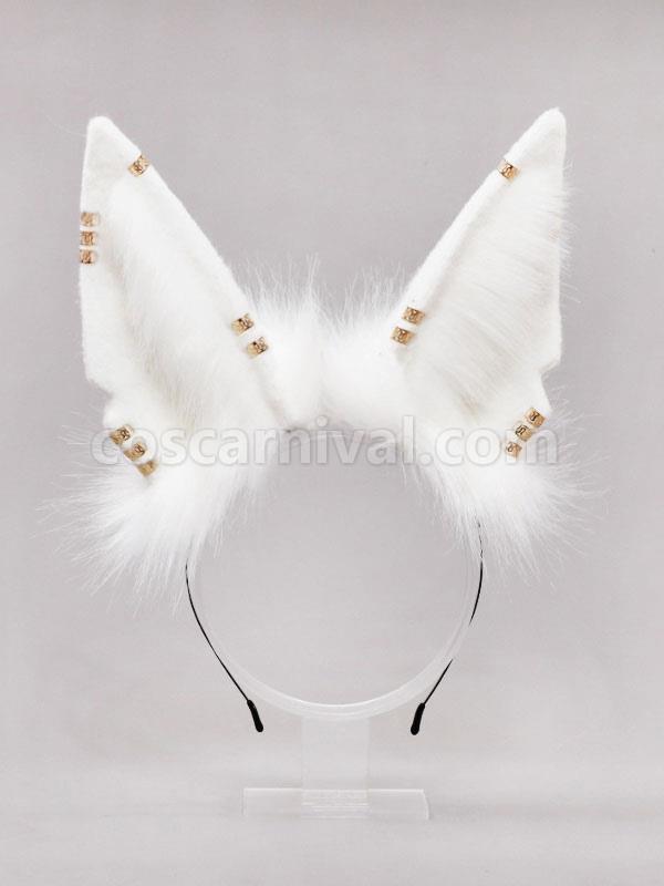 Black Lolita Accessories Animal Ears Polyester Fiber Miscellaneous coscarnival