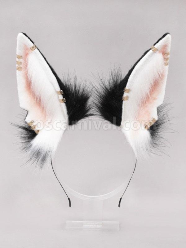 Black Lolita Accessories Animal Ears Polyester Fiber Miscellaneous coscarnival