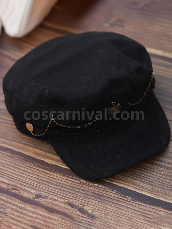 Gothic Lolita Hat Bows Accessory Black Lolita Accessories coscarnival