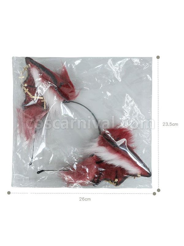 Purple Lolita Accessories Animal Ears Polyester Fiber Miscellaneous coscarnival