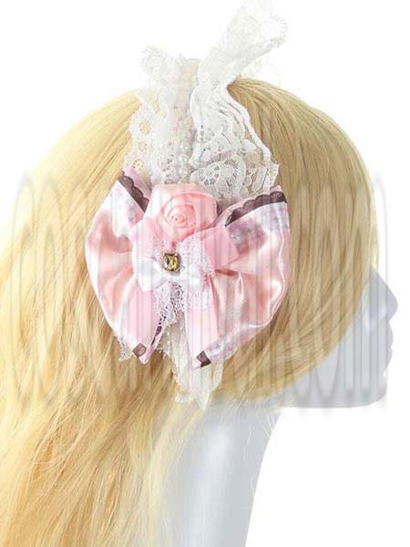 Multicolor Lace Flower Bows Synthetic Lolita Hair Accessories coscarnival