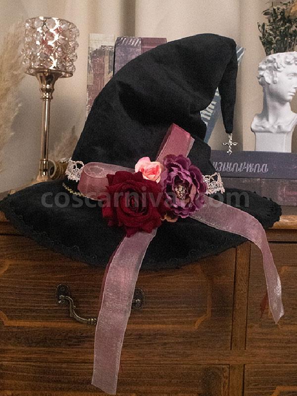 Gothic Lolita Hat Accessory Polyester Black Lolita Accessories
