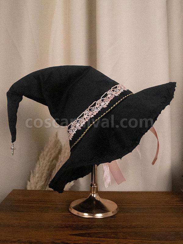 Gothic Lolita Hat Accessory Polyester Black Lolita Accessories coscarnival