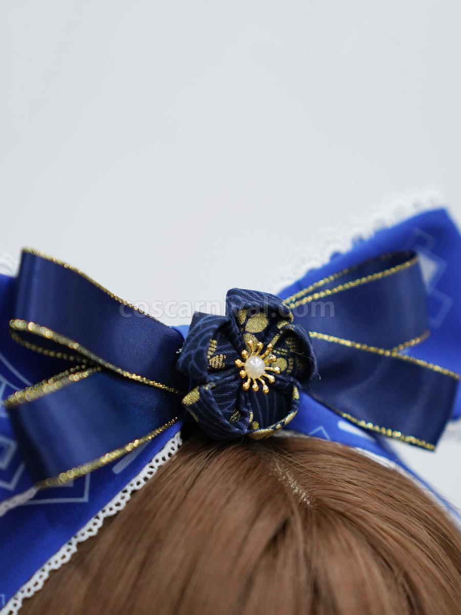 Chinese Style Lolita Headdress Red Lace Polyester Fiber Accessory Flowers Lolita Headband coscarnival