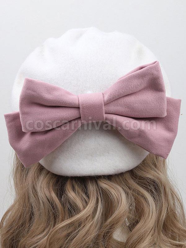 ROCOCO Style Lolita Hat Light Sky Blue Bows Accessory Lolita Accessories coscarnival