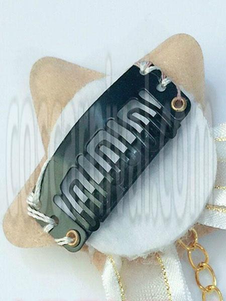 Sweet Lolita Hair Comb Silver Ribbons Star Lolita Headpieces coscarnival