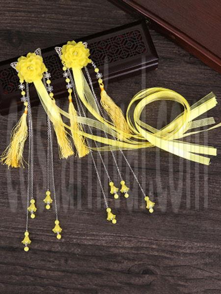 Qi Lolita Tassels Headwear Chinese Style Headwear coscarnival