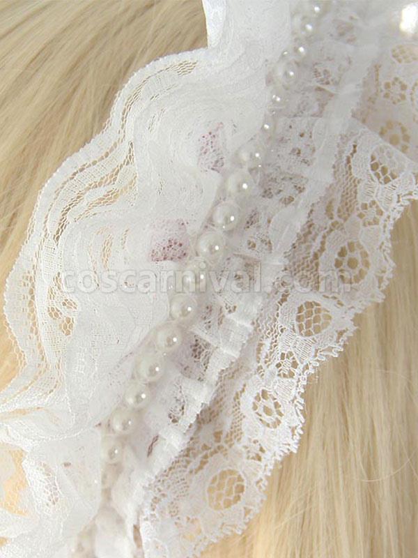 Multicolor Lace Flower Bows Synthetic Lolita Hair Accessories coscarnival