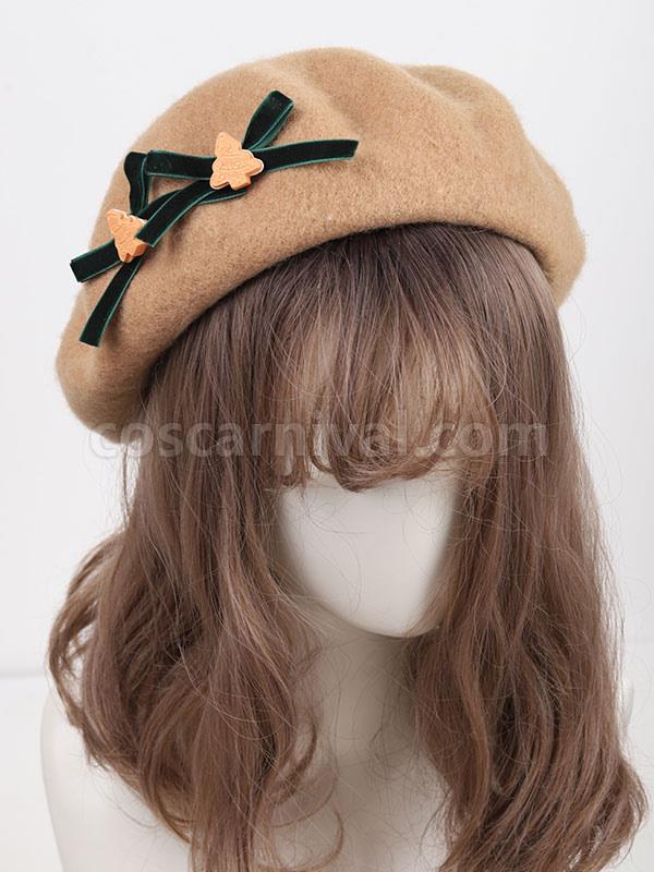 Sweet Lolita Hat Bows Accessory Red Lolita Accessories coscarnival