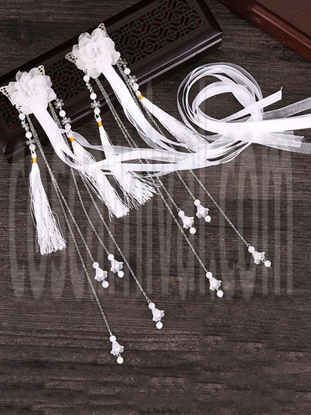 Qi Lolita Tassels Headwear Chinese Style Headwear coscarnival