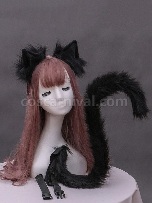 Sweet Lolita Accessories White Cats Ears Cats Tail Lolita Accessory Outfits coscarnival