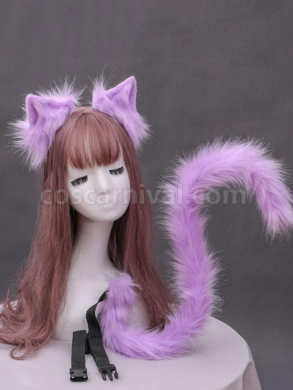 Sweet Lolita Accessories White Cats Ears Cats Tail Lolita Accessory Outfits coscarnival
