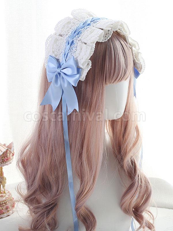 Sweet Lolita Headdress Lace?Bows Lolita Headband coscarnival