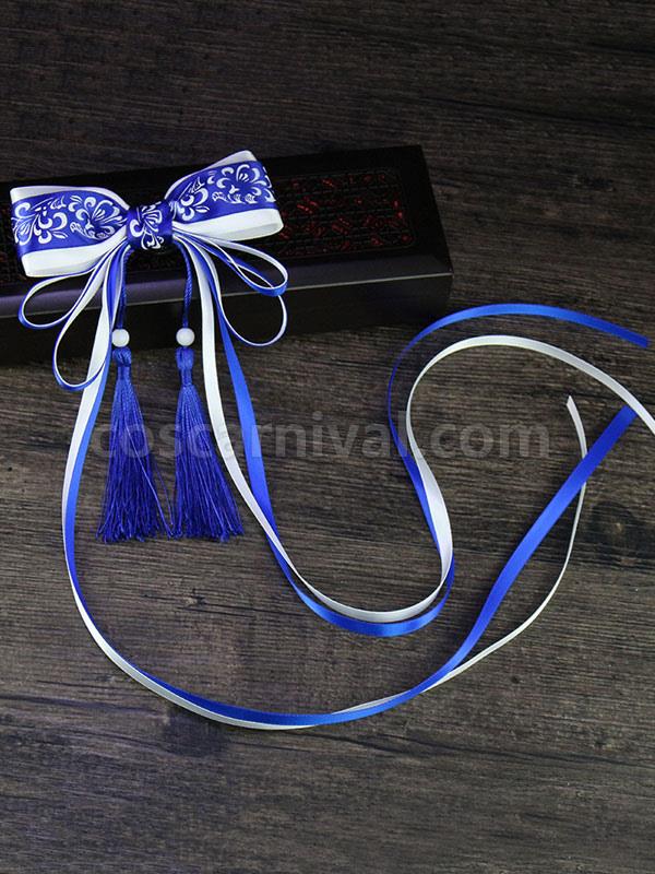 Chinese Style Lolita Headwear Tassels Bows Ribbons Han Lolita Hair Accessories coscarnival