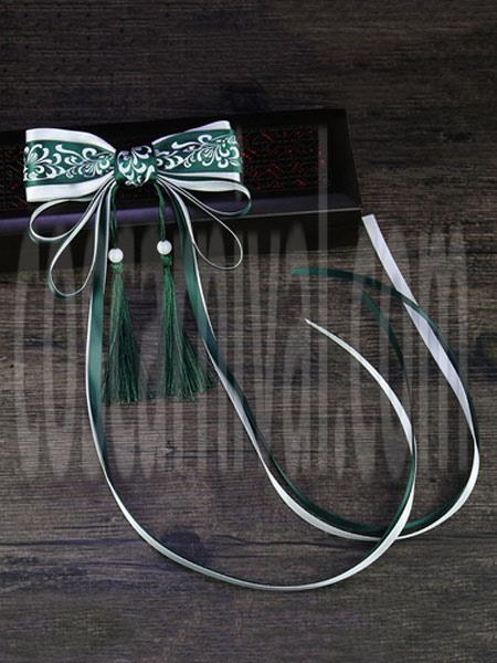 Chinese Style Lolita Headwear Tassels Bows Ribbons Han Lolita Hair Accessories coscarnival