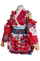 Nozomi Tojo cosplay costume from Love Live!, back view