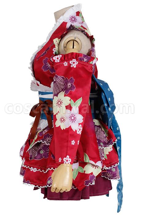 Love Live Bathrobe Awakening Nozomi Tojo Red Special Cosplay Costume coscarnival