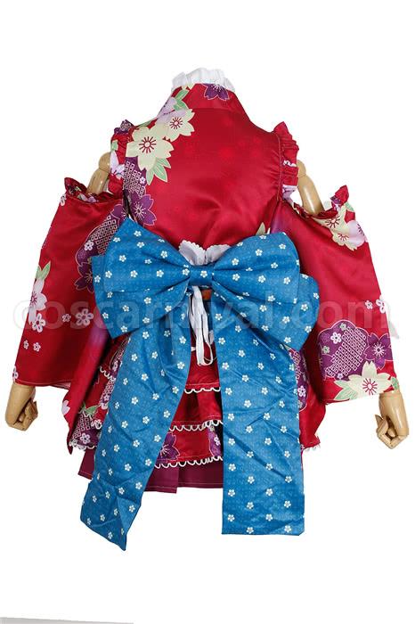 Love Live Bathrobe Awakening Nozomi Tojo Red Special Cosplay Costume coscarnival