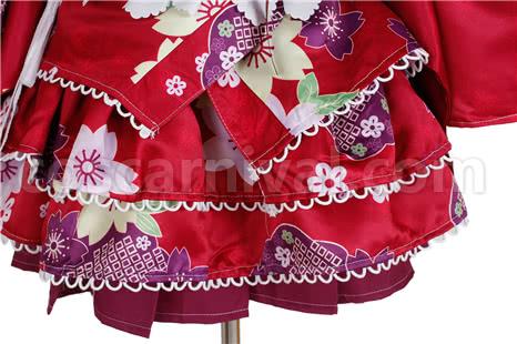 Love Live Bathrobe Awakening Nozomi Tojo Red Special Cosplay Costume coscarnival