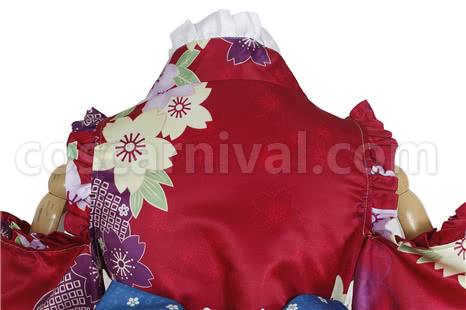 Love Live Bathrobe Awakening Nozomi Tojo Red Special Cosplay Costume coscarnival