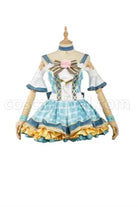 Love Live Bouquet Awaken Ayase Eli Cyan Dress Cosplay Costume, detail 1
