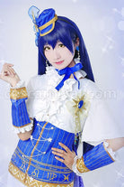 Umi Sonoda cosplay costume from Love Live!, back view
