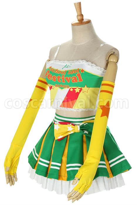 Hanayo Koizumi cosplay costume from Love Live!, three-quarter view