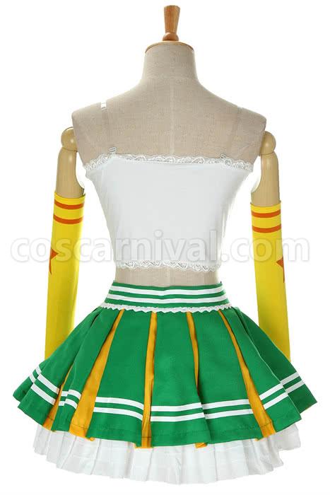 Love Live Hanayo Koizumi Cheerleader Cosplay Costume coscarnival